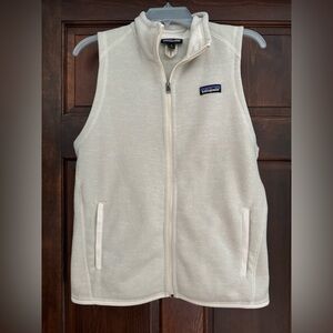Patagonia Cream Fleece Vest